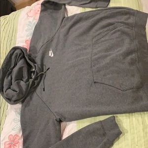 NIKE- Grey Pullover Fleece Hoodie